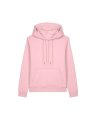 Dames Hooded Sweater Stanley Stella Gamechanger Cotton Pink